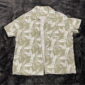 COOFANDY Men's Hawaiian Floral Tropical Holiday Button Down Shirt - XXXL